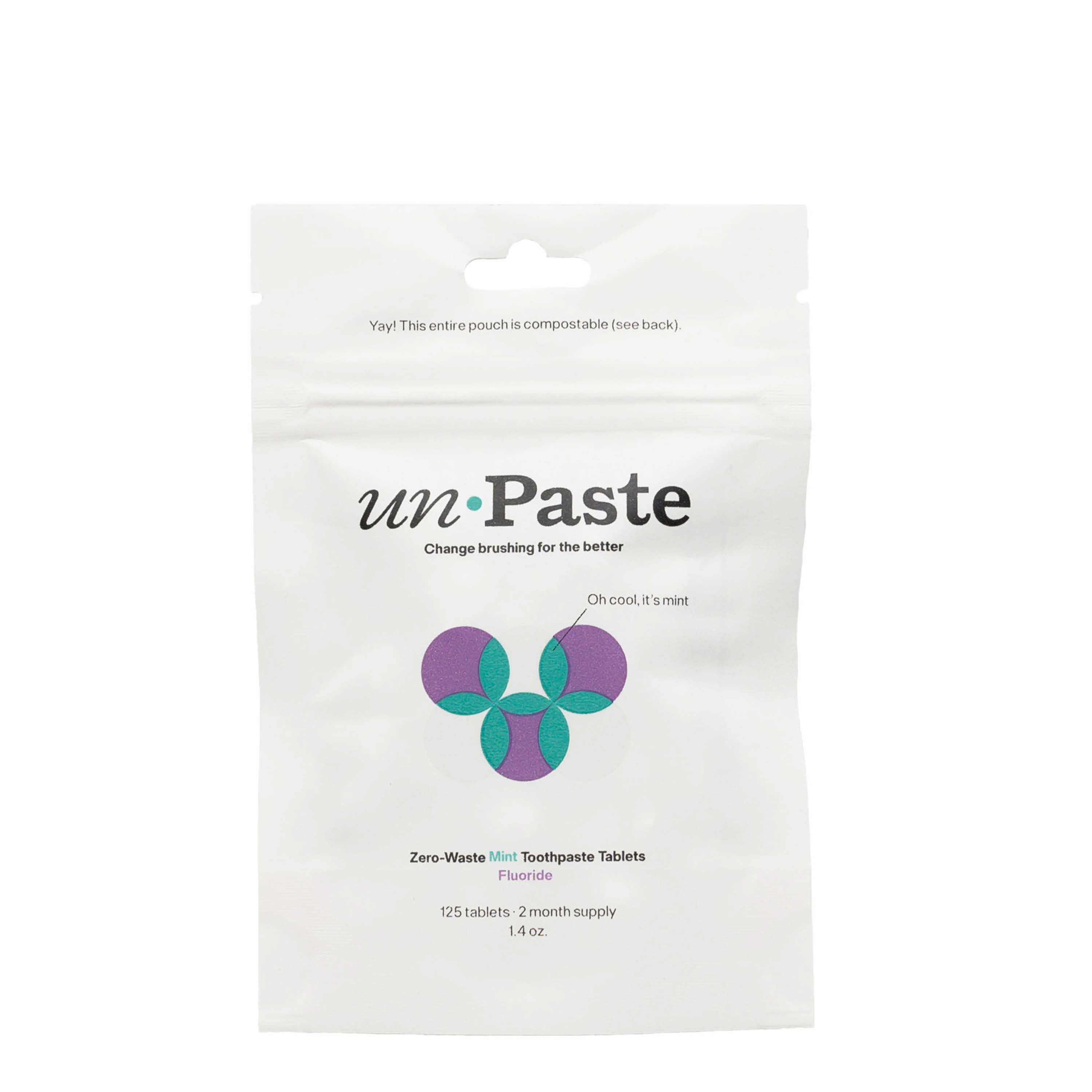 Unpaste Fluoride Toothpaste Tablet Refills