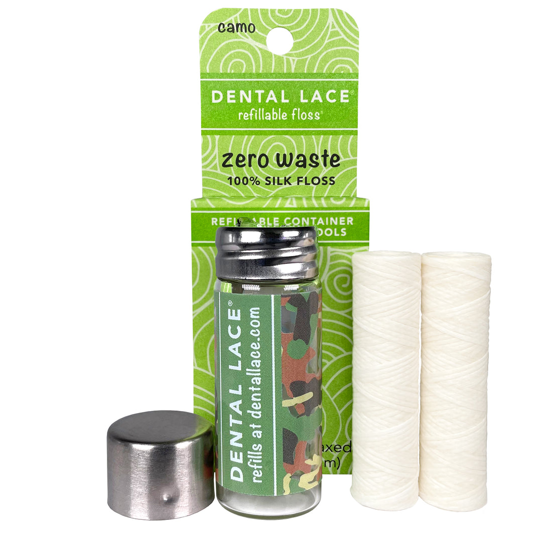 Refillable Container with 4 Month Supply of Silk Floss (Discontinued Colors)