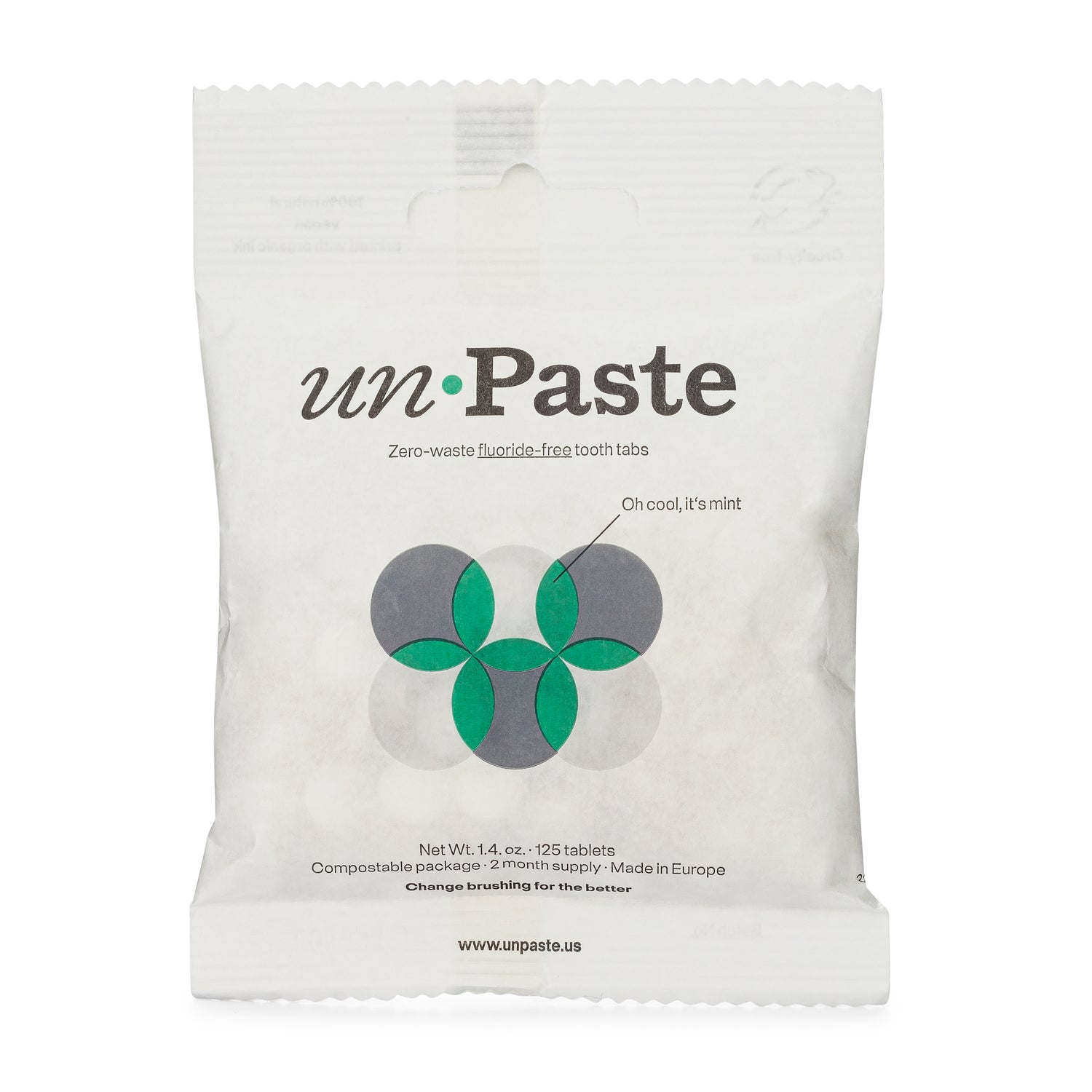 Unpaste Fluoride Free Toothpaste Tablets Refills