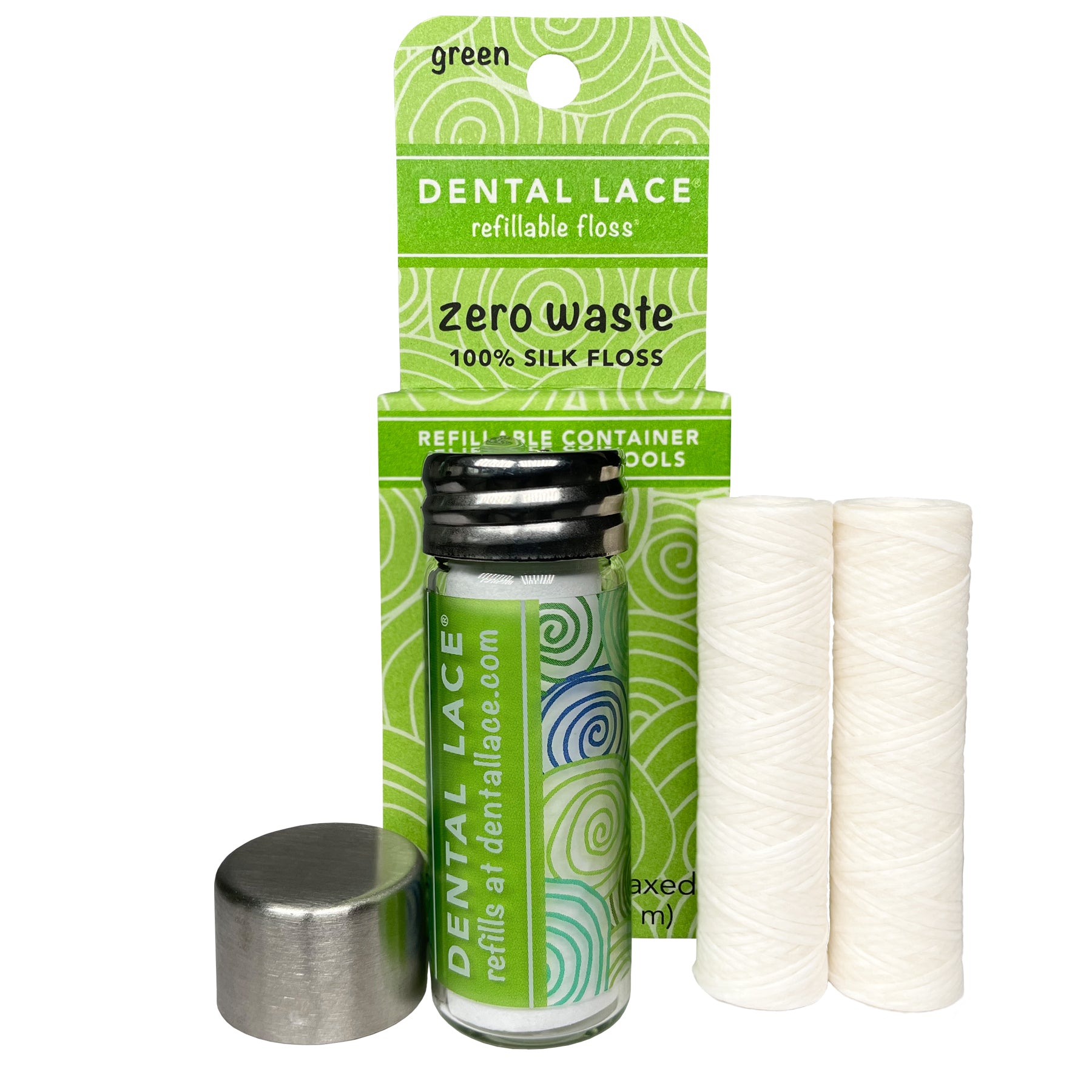 Zero Waste Refillable Silk Floss Bundle - 4 Container Pack